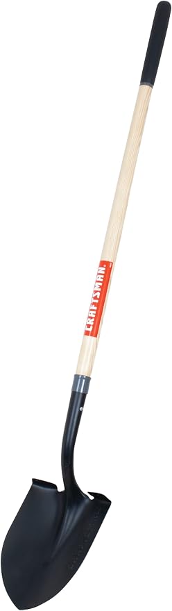 Craftsman Garden Shovels for Digging and Gardening: Heavy Duty Spade Shovels Ideal for Construction Projects