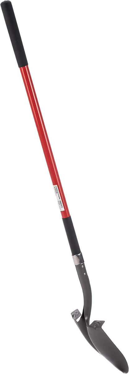 Radius Garden 58-in Long Handle Round-Point Shovel, Steel Shaft, Steel