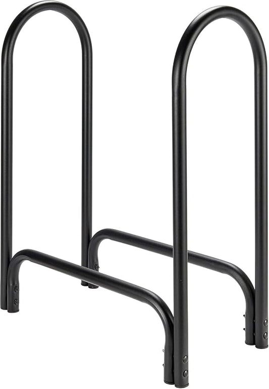 Shelter Fire Wood Storage Racks - Weatherproof Outdoor Firewood Rack, Heavy Duty Steel Wood Rack, Firewood Storage Small (28" L x 12" D x 33" H), SLRS