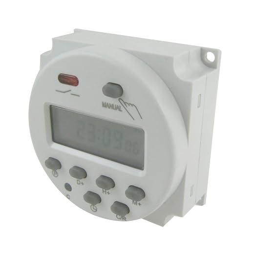 uxcell A12031200ux0078 Power Programmable Timer Time Switch Relay