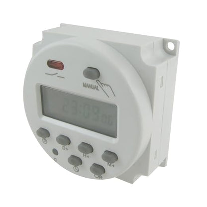 uxcell A12031200ux0078 Power Programmable Timer Time Switch Relay