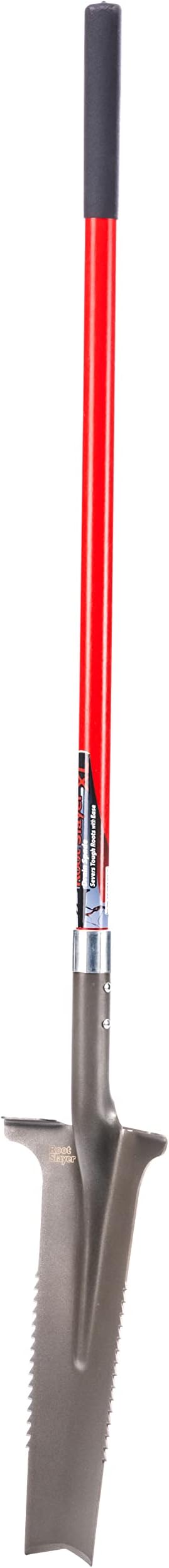 Root Slayer 22911 XL Drain Spade for Trenching & Landscaping, Red