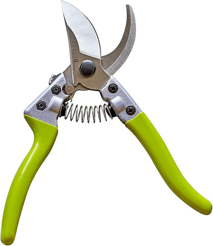 Burpee CR850 Bypass Garden Pruner - Pruning Shears - Long-Lasting Garden Tools - Great for Trimming Shrubs or Harvesting Vegetables - 8.5 Inches