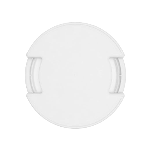 SPARTA Bronco 10 Gallon Trash Can, Thick Polyethylene Bin, NSF Certified Waste Container with Top Handles, Bottom Handholds, Reinforced Base and Stackable, LLDPE, 10 Gallon, White (Pack of 6)