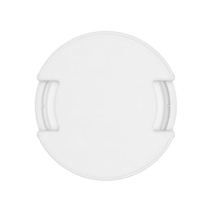 SPARTA Bronco 10 Gallon Trash Can, Thick Polyethylene Bin, NSF Certified Waste Container with Top Handles, Bottom Handholds, Reinforced Base and Stackable, LLDPE, 10 Gallon, White (Pack of 6)
