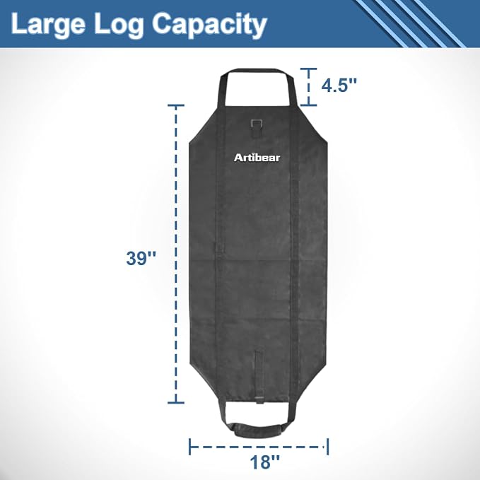 Rolling Small Firewood Rack Holder with Firewood Log Carrier