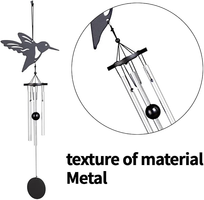 Humming Bird Wind Chimes, Garden Wind Chime for Home, Party, Festival Decor, Windchime Waterproof, Garden Yard Patio Hanging Decor, Idea Gift