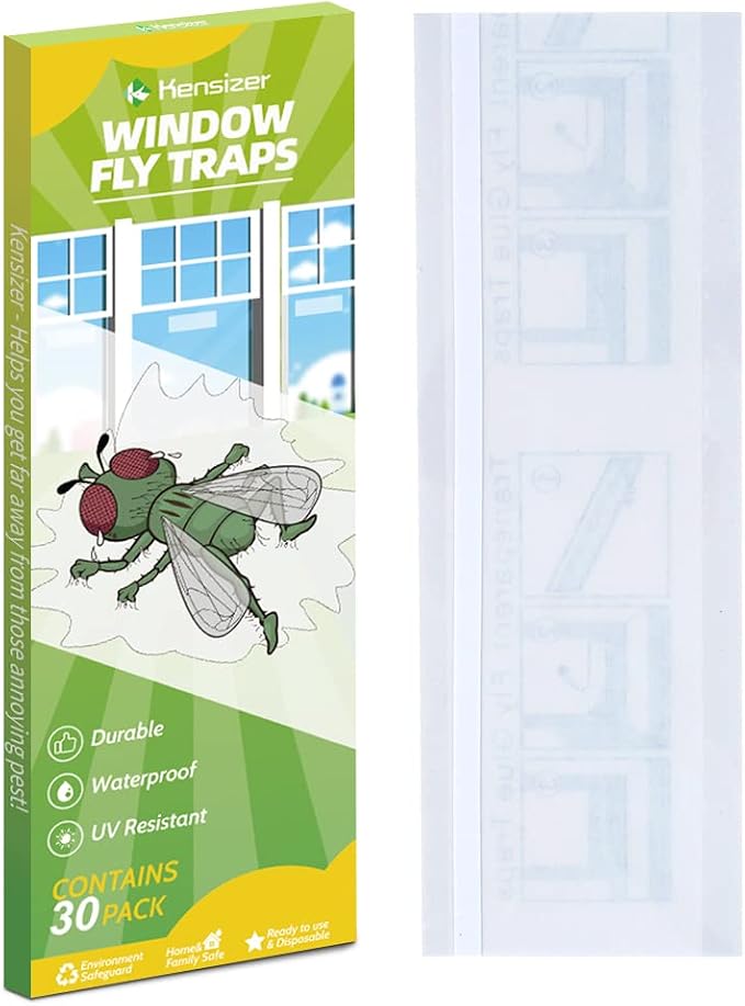 Kensizer 50-Pack Window Fly Traps