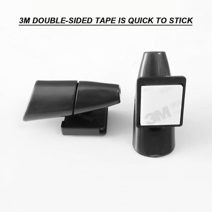 Car Deer Whistles, 4PCS Vehicle Deer Warning Devices with Adhesive Tapes, Automotive Horn Sensor Animal Repellent Alert Accessories, Universal for SUV Truck Motorcycles (Black)