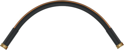 Atlantic 2 ft Female to Female Garden Hose, Black 5/8" Leader Water Hose | Perfect for Hose Reels & Dehumidifiers – with Solid Brass Connectors