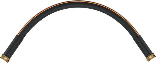 Atlantic 2 ft Female to Female Garden Hose, Black 5/8" Leader Water Hose | Perfect for Hose Reels & Dehumidifiers – with Solid Brass Connectors