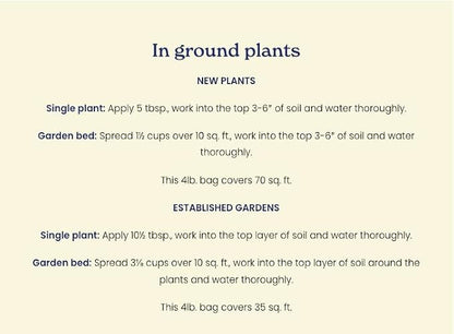 True Organic Rose & Flower Food – Organic Fertilizer for Stunning Blooms – 12lb Bag Covers 210 Sq. Ft.