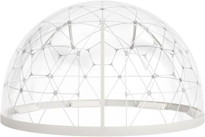VEVOR Garden Dome Tent 12 x 7.2 ft Clear Bubble Tent House for 4–7 Person | Outdoor Igloo Waterproof PVC Geodesic Dome Greenhouse with Ventilated Window, 360° Crystal-Clear View for Gardens Patios