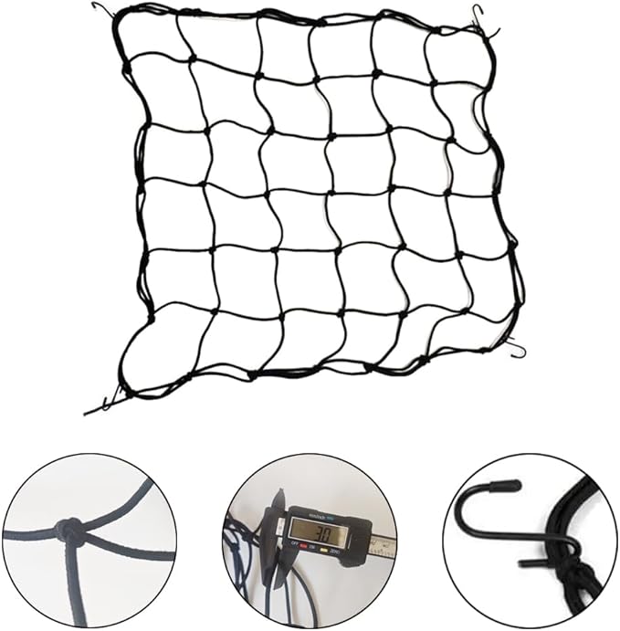 2 Pack Scrog net 4x4 FT Trellis Net for Grow Tent Elastic Net with 8 Hooks for Indoor Plant Growing Tents Garden Plant Climbing Plants Support Each Mesh 36 Cell 5.9" Mesh