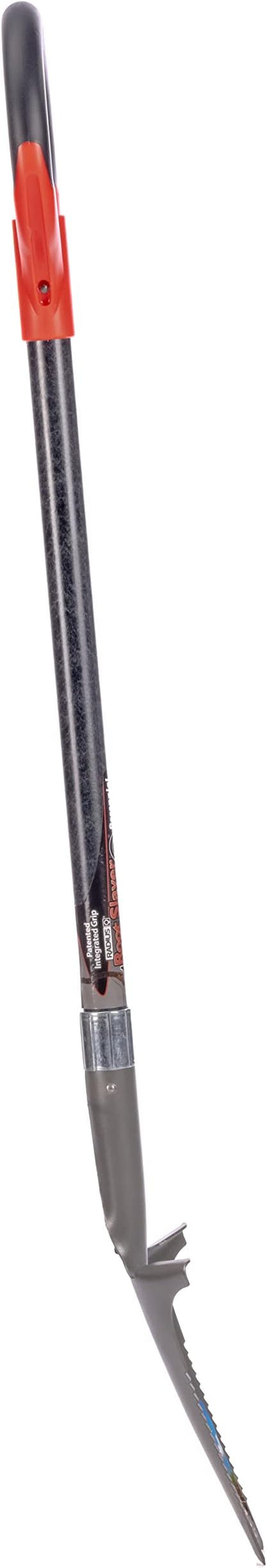 Root Slayer 23311 Perennial Garden Shovel, Fiberglass Shaft, Red