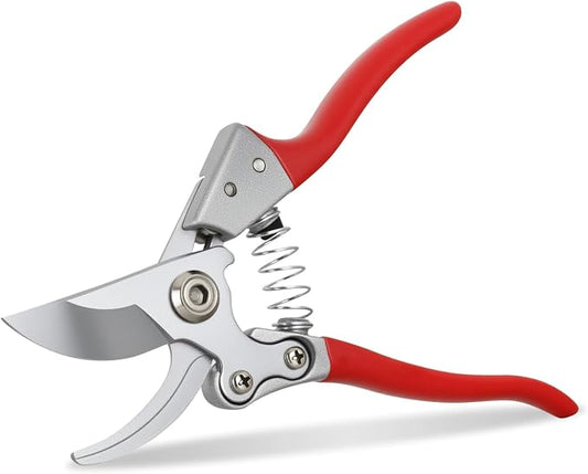 Yesker Pruning Shears Garden Shears 8.6" Professional Bypass Garden Scissors Yard Clippers with Sharp SK5 Steel Blade Heavy Duty Hand Pruners for Branch Flower Plant Trimming Cutting Gardening Tools