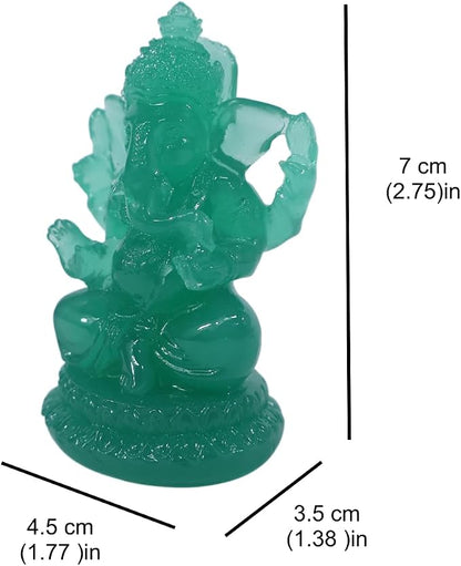 Lord Ganesha Buddha Statue - Elephant God Sculptures Ganesh Figurines | Man-Made Stone Home Garden Buddha Decoration Statues
