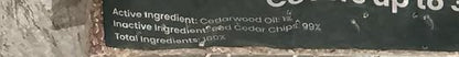 Cedarcide Original Cedar Granules – Cedar Chips for Home & Garden | Repels Ants, Aphids, Spiders, Mosquitos | Smells Great & Easy to Use | 1 Bag (8 lbs)