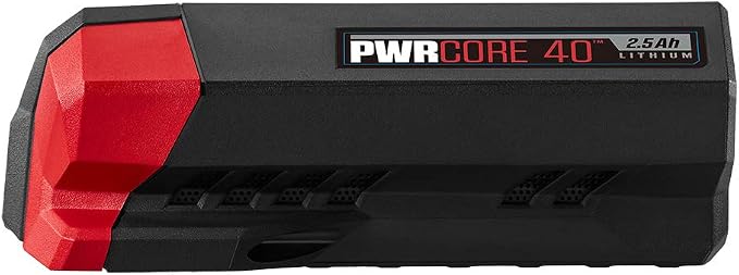 SKIL PWR CORE 40 Brushless 40V 530 CFM Cordless Leaf Blower Kit, Variable Speed with Power Boost & BY8705-00 PWRCore 40 2.5Ah 40V Lithium Battery