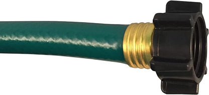 Flexon 1/2" x 75ft Light Duty Garden Hose – Lightweight, Flexible, Kink-Resistant, Durable Vinyl, Leak-Proof Couplings, Weather-Resistant Water Hose for Lawn, Garden, and Outdoor Use