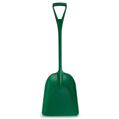 SPARTA Polypropylene Sanitary Shovel, One-Piece Food Handling Scoop, Commercial Kitchen and Bulk Ingredient Transfer Tool, 13.75" x 16.5" Scoop, Green (Pack of 3)