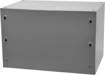 Akro-Mils Steel Garage Storage Cabinet, Small Parts Organizer Metal Cabinet for Hardware, Nails, Screws, Bolts, Nuts, and More, 17" W x 11" D x 11" H, 28-Drawer, Gray Cabinet/Gray Drawers (19228)