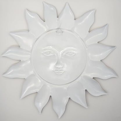 Metal Sun Wall Decor - Sun Flower Wall Art Decoration,Hanging Decoration for Home Garden Farmhouse Yard Patio Fence Living Room Bedroom
