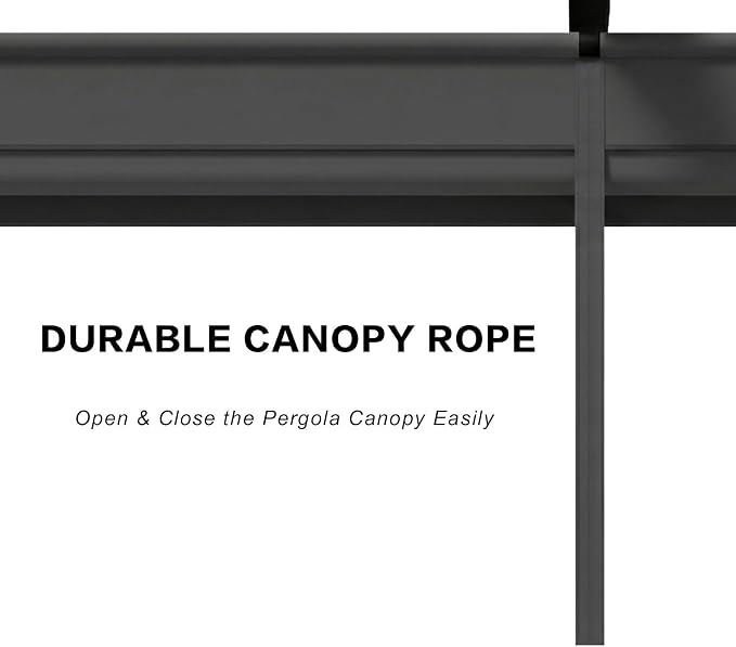 Pergola Shade Cover Replacement Canopy Top Compatible with Home Depot Hampton Bay Arched Pergola Model #GFM00469A - Gray(Canopy Top Only)