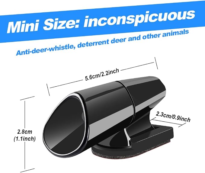 4pcs Deer Warning Whistles Device for Cars, Anti-Deer-Ultrasonic-Whistles for Vehicles Bumper Grill, Save Deer Animal Horns Alerts Deterrent Device Invisible Protector for Auto SUV Truck Motorcycles