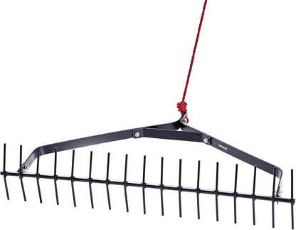 VEVOR 32 in Aquatic Weed Rake, 6.3 in Double Sided Lake Weed Rake, Lightweight Pond Weeds Cutter with 30ft Rope, No Assembly Required, Muck Lilypad Clearing Tool for Pond, Lake, Rivulet