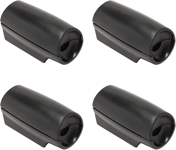 8sanlione Car Deer Warning Whistles Devices, 4 PCS Deer Whistles for Cars, Vehicles with Rubber Pads, Fit for Cars, Trucks, SUVs, Motorcycles, Car Safety Accessories (Black1)
