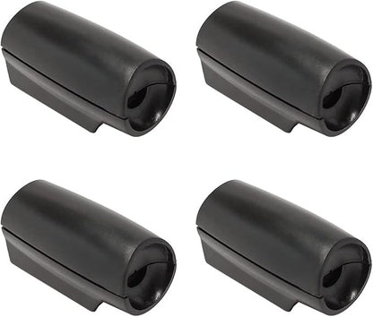 8sanlione Car Deer Warning Whistles Devices, 4 PCS Deer Whistles for Cars, Vehicles with Rubber Pads, Fit for Cars, Trucks, SUVs, Motorcycles, Car Safety Accessories (Black1)