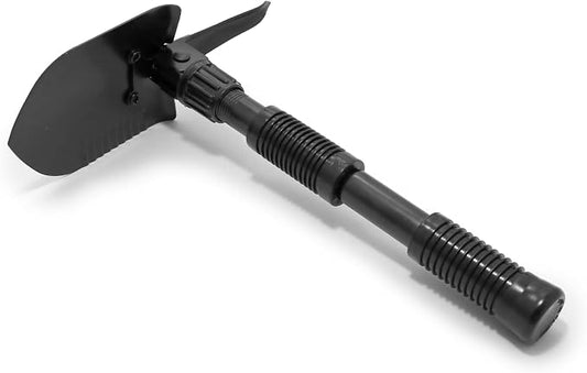 Coghlan's Folding Mini Shovel with Pick – Compact and Lightweight Entrenching Tool for Camping, Backpacking, Survival, and Emergency Use, Durable Steel Construction with Folding Handle
