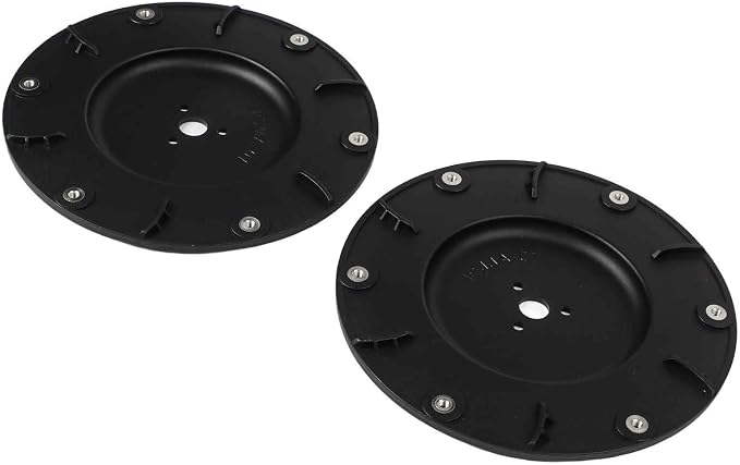 Robot Lawn Mower for blades Replacement for Mammotion for LUBA 1 for AWD, for LUBA 2 for AWD Models Cutting Disc Plates 2 Pieces Black Plastic Mowing Robot Parts
