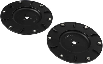 Robot Lawn Mower for blades Replacement for Mammotion for LUBA 1 for AWD, for LUBA 2 for AWD Models Cutting Disc Plates 2 Pieces Black Plastic Mowing Robot Parts