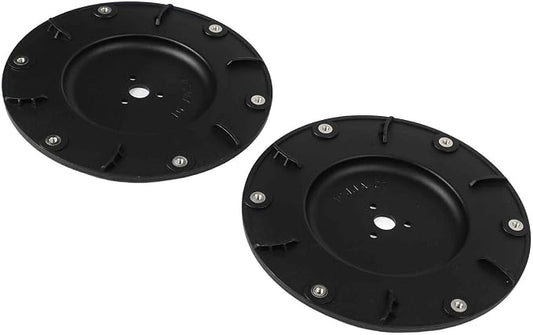 Robot Lawn Mower for blades Replacement for Mammotion for LUBA 1 for AWD, for LUBA 2 for AWD Models Cutting Disc Plates 2 Pieces Black Plastic Mowing Robot Parts