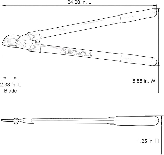 CRAFTSMAN CMXMKIT0170 Tree & Shrub Pruning Set with Bypass Pruning Shears, Bypass Lopper and Folding Pruning Saw