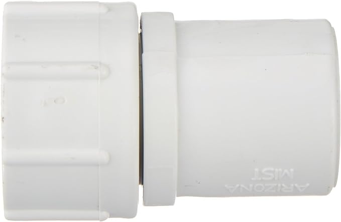 5- Pack 1/2 Inch Slip PVC x 3/4 Inch Female Thread Garden Hose to Pipe Fitting Adapter