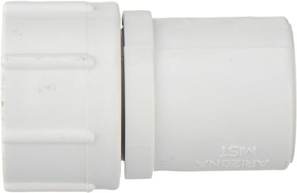5- Pack 1/2 Inch Slip PVC x 3/4 Inch Female Thread Garden Hose to Pipe Fitting Adapter