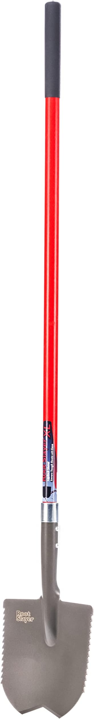 Root Slayer 23011 XL Caprock Garden Spade/Digger, Red
