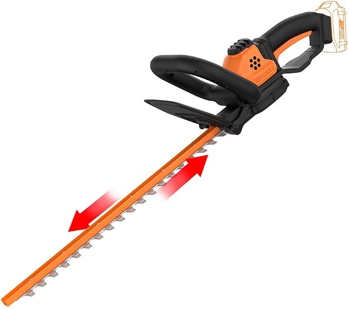 WORX 20V Power Share Cordless Blower/Sweeper/Cleaner and 22" Hedge Trimmer Bundle