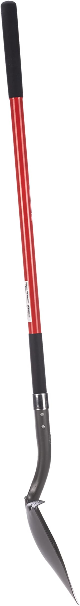 Radius Garden 58-in Long Handle Round-Point Shovel, Steel Shaft, Steel