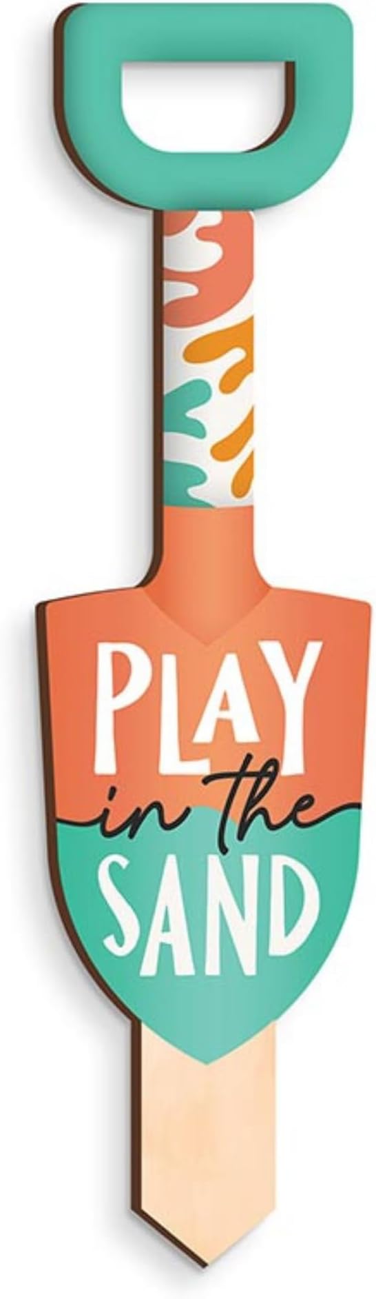 P. Graham Dunn Garden Shovel Sign - “Play in the Sand”- 2.5 x 9.75 Inches
