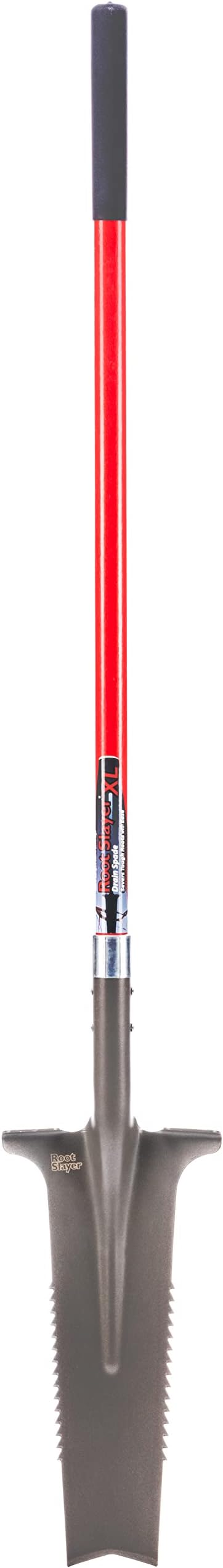 Root Slayer 22911 XL Drain Spade for Trenching & Landscaping, Red