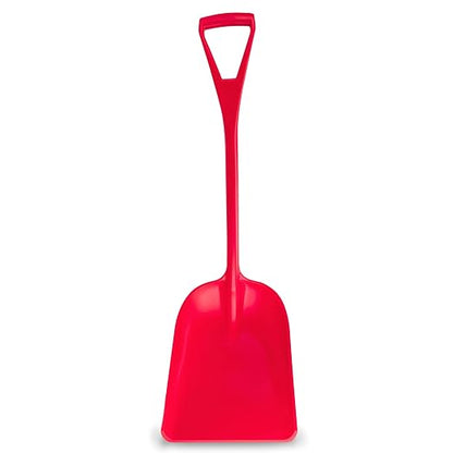SPARTA Polypropylene Sanitary Shovel, One-Piece Food Handling Scoop, Commercial Kitchen and Bulk Ingredient Transfer Tool, 13.75" x 16.5" Scoop, Red (Pack of 3)