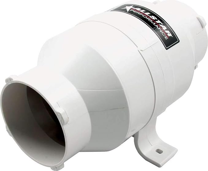 Allstar Performance ALL13008 3' Diameter 8' Length 170 CFM Rating Heavy Duty Model In-line Duct Blower