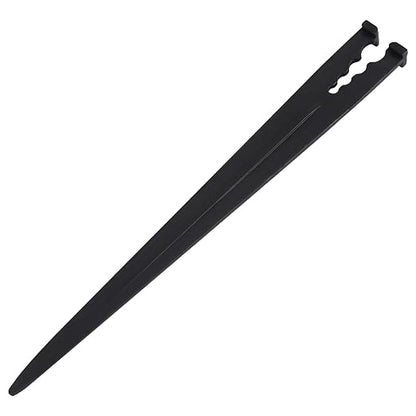 100 Pieces Drip Irrigation Support Stakes for 1/4 Inch Drip Tubing, 1/4" Tubing Hold Stakes Tool for Irrigation System Hose & Emitter Support for Vegetable Flower Beds Lawn Supplies