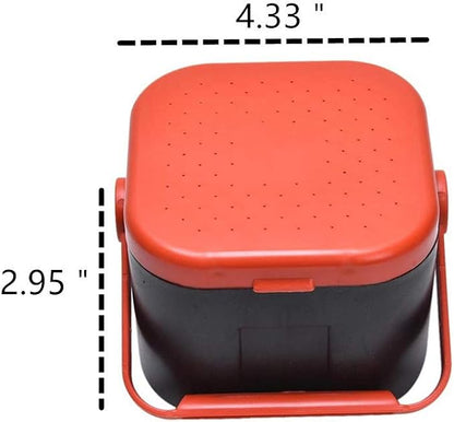2PCS Worm Bait Holder, Bait Storage Box, Fishing-Accessories Boxes Storage Containers