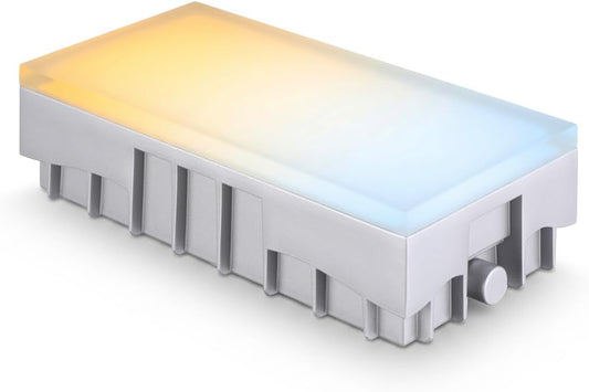 LEONLITE Paver Light, 4x8 Inch Low Voltage LED Landscape Light, 5CCT Adjustable Glare-Free Brick Light, IP67 CRI90 Drive-Over Safe, 12-24V AC/DC Hardwired Pathway Light for Walkways & Driveways