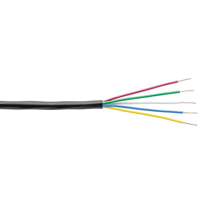 Orbit 57093 Underground Sprinkler Wire, 5-Strand Solid, 100 Ft, UF/UL Listed, Multi-Color, 18-Gauge